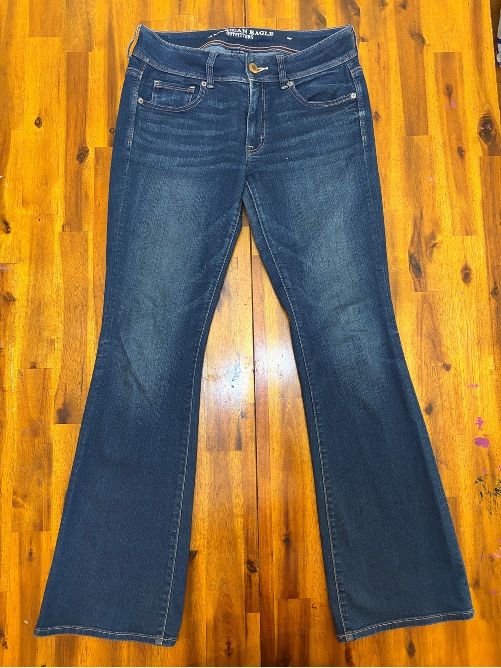 American Eagle Outfitters Dark Blue Flare Jeans